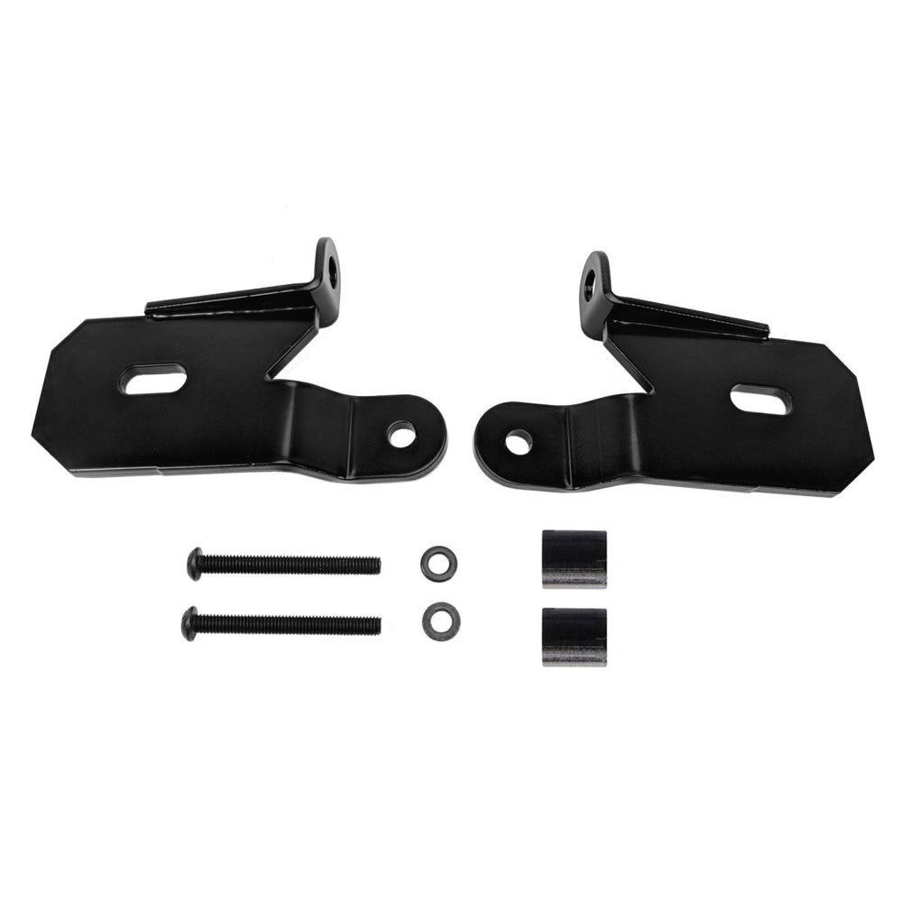 KC Hilites Bracket Set - Light Mount - Windshield - Pillar Mount - Pair - for 18-23 Jeep JL/JT/4xe