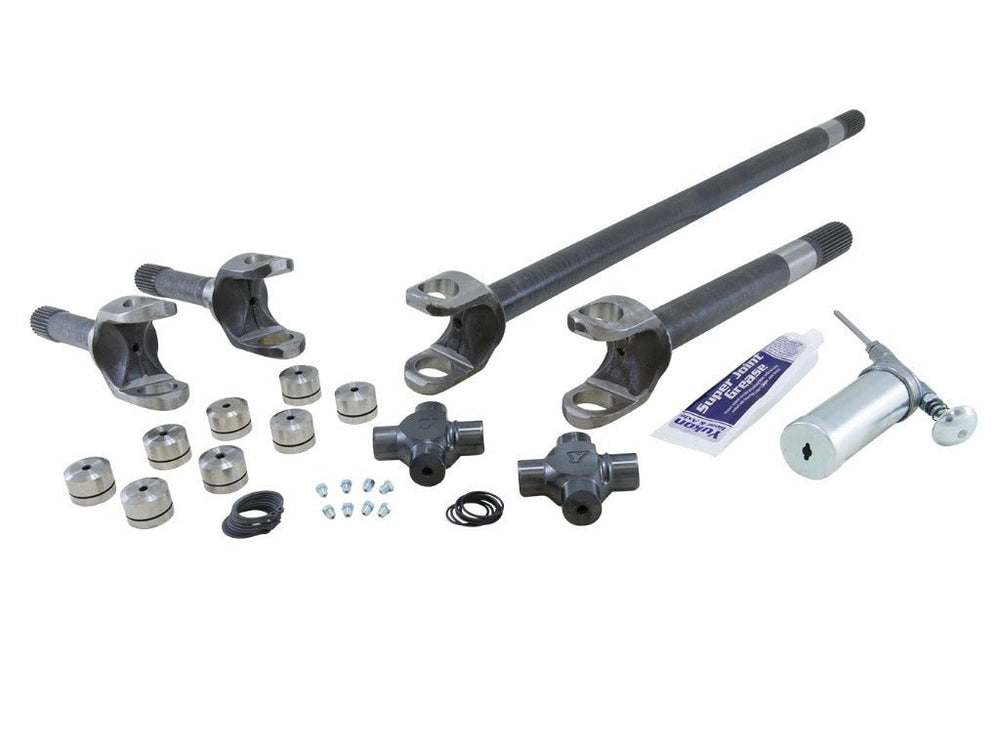 Yukon 4340 Chromoly Dana 44 Front Axle Kit - '74-'79 Wagoneer w/ Drum Brakes