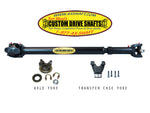 Tom Woods Custom Driveshafts - Rusty's Front Driveshaft Conversion - WJ & ZJ
