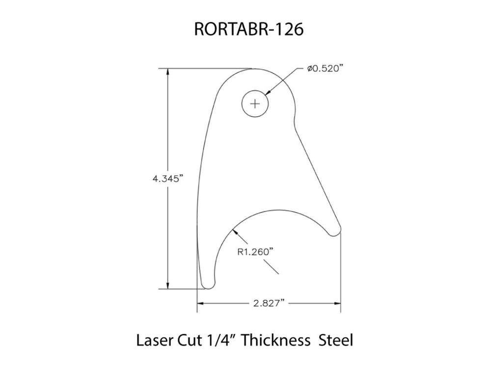 Rusty's Off Road Products - Rusty's Off-Road Custom Tab R-126