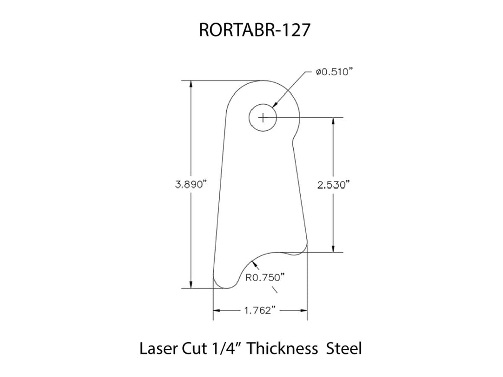 Rusty's Off Road Products - Rusty's Off-Road Custom Tab R-127