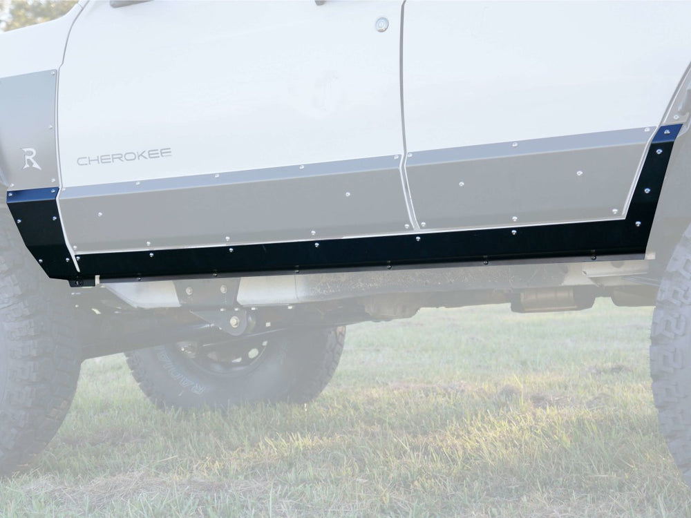 Rusty's Off Road Products - Rusty's Rocker Covers for Steel Flares - XJ Cherokee