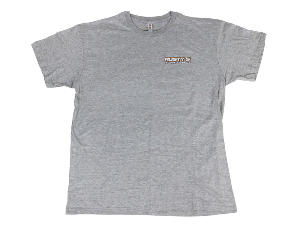 Rusty's Off Road Products - Rusty's Short Sleeve Heather Gray 