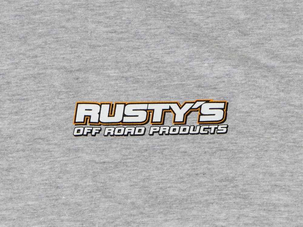 Rusty's Off Road Products - Rusty's Short Sleeve Heather Gray 