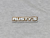 Rusty's Off Road Products - Rusty's Short Sleeve Heather Gray "IS YOUR JEEP READY? Shirt