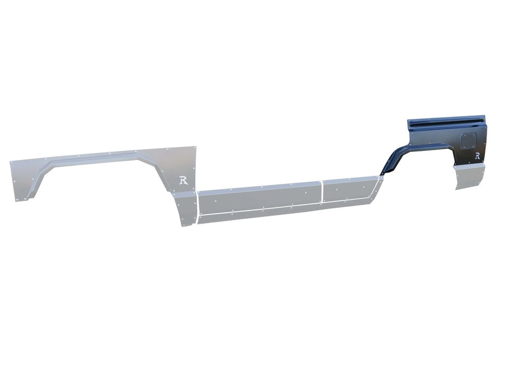 Rusty's Off Road Products - Rusty's XJ Rear Steel Fender Flares - XJ 4-Door (Pair) - Powdercoated