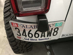 Rusty's Off Road Products - Rusty's Steel License Plate Bracket - JK Wrangler
