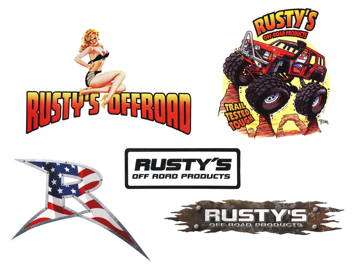 Rusty's Sticker Package – Rusty's Off-Road Products