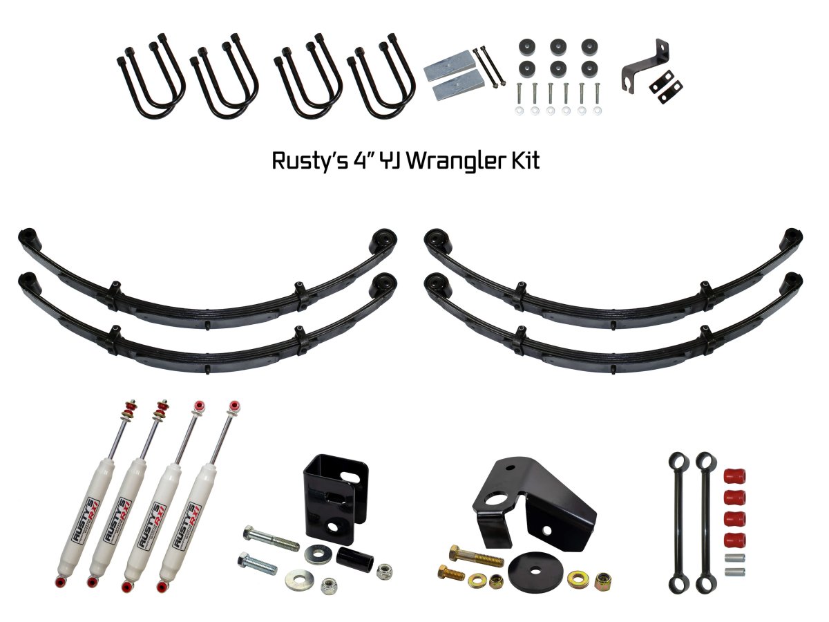 Rusty's Off Road Products -YJ Wrangler ('87-'96) Suspension Systems