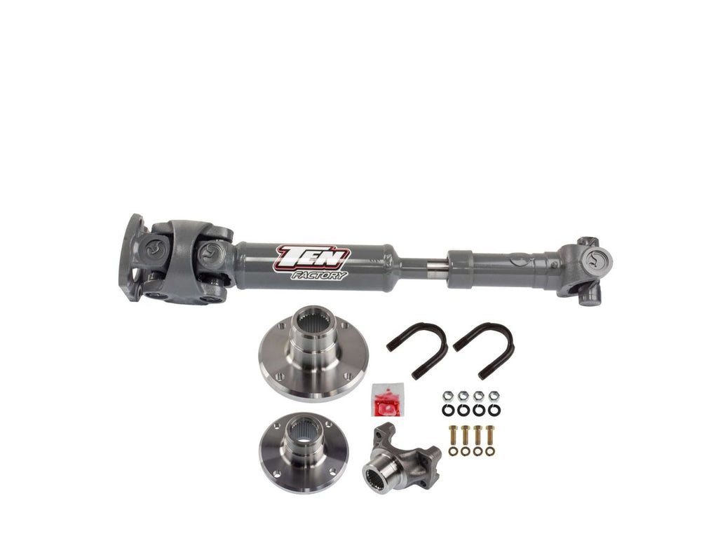 TEN Factory JK 2 Door Rear Driveshaft Kit 1350 UJoint Driveshaft