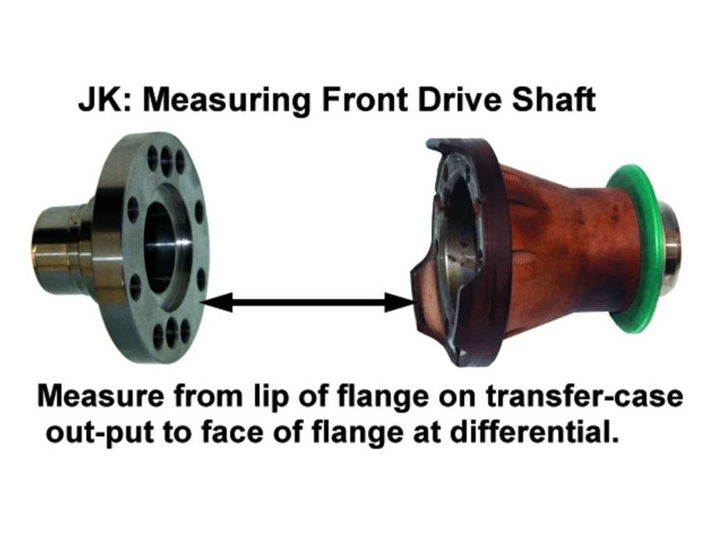 Tom Woods JK Front Driveshaft Kit 1310 UJoint Driveshaft Rusty's
